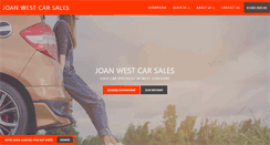 Desktop Screenshot of joanwesttradecarsales.com